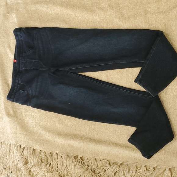 Spanx woman's blue pullup stretch jeans leggins size s/p - Picture 2 of 8